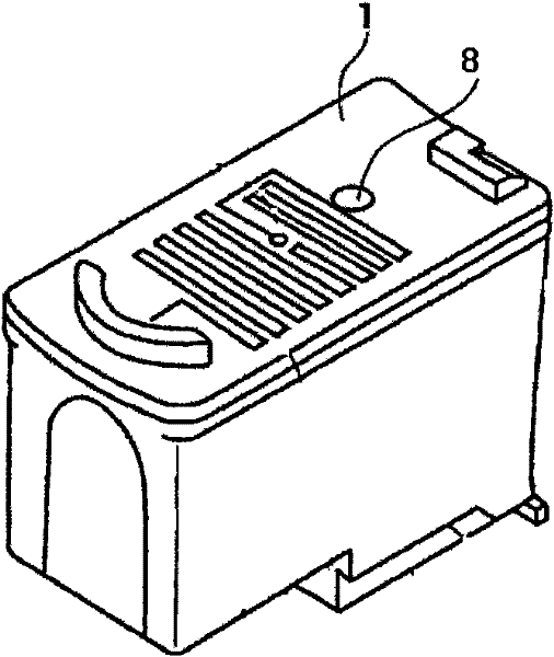 Method for refilling ink to ink box and filling tool