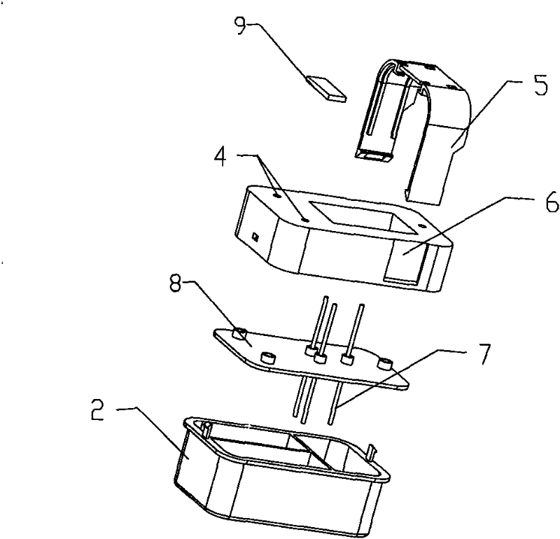 Method for refilling ink to ink box and filling tool