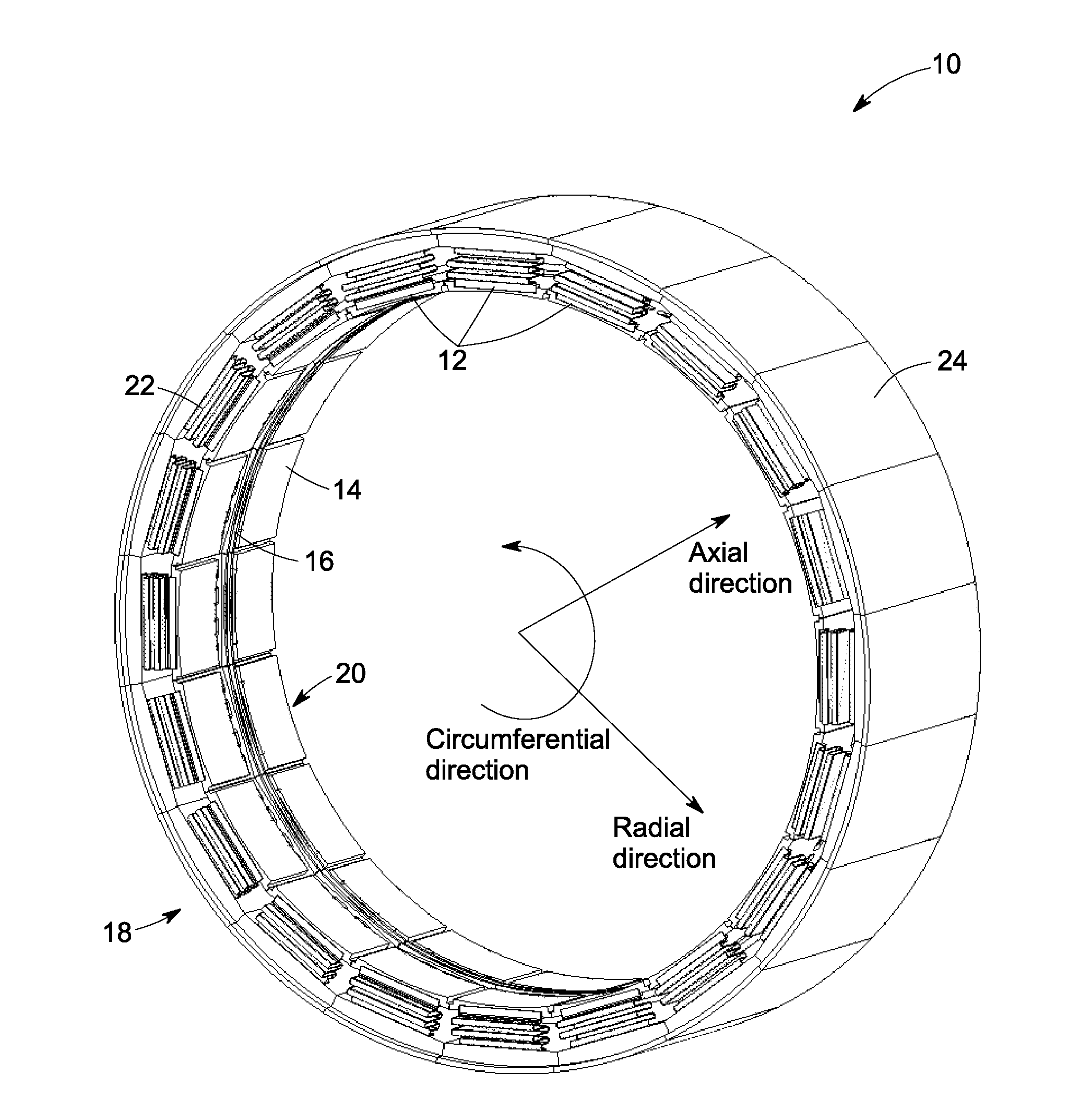 Aerodynamic seals for rotary machine