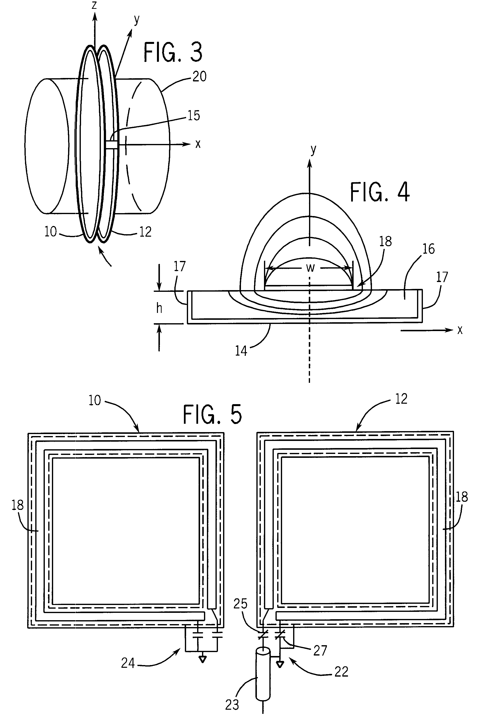 Slab-selective RF coil for MR system