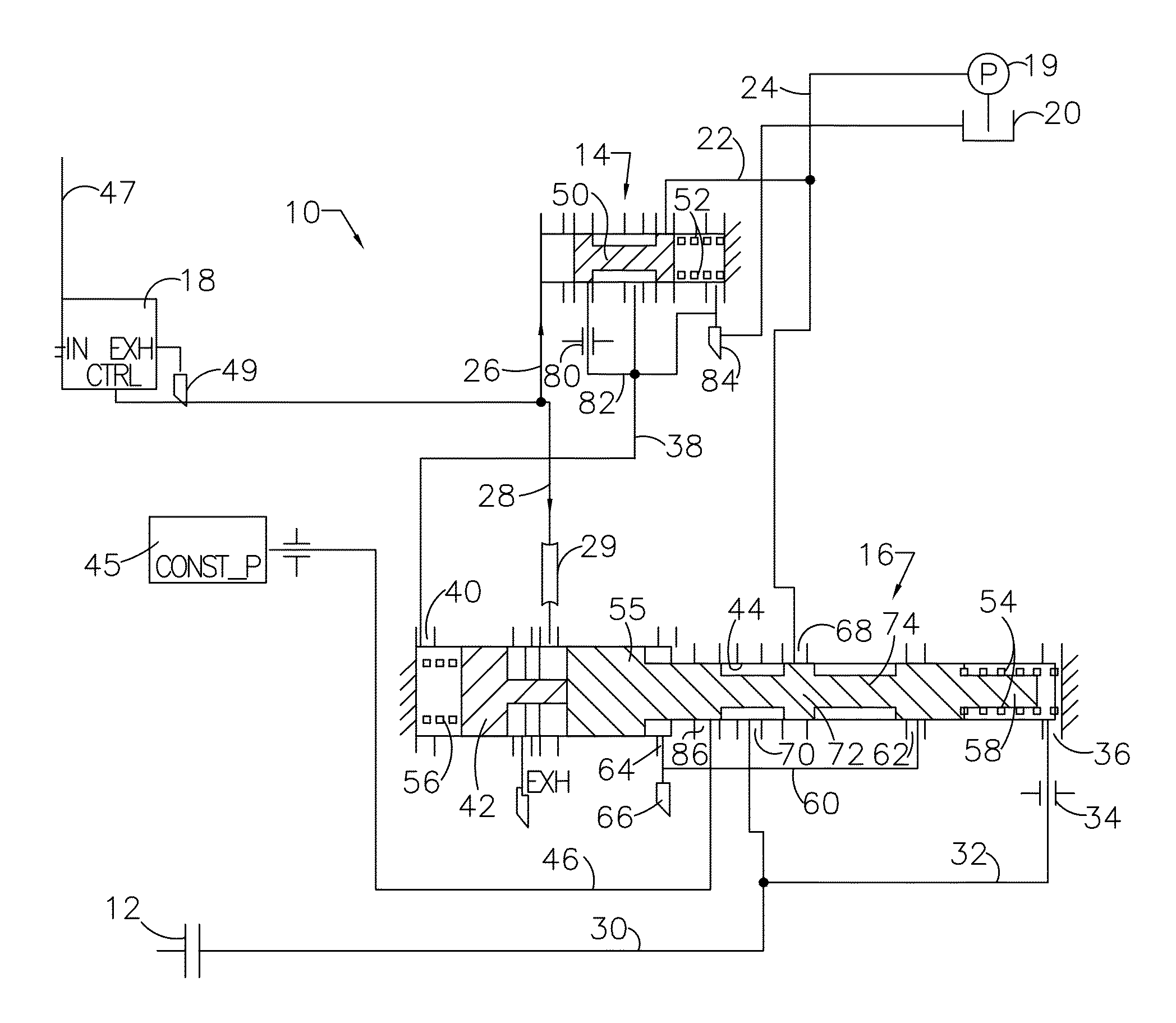 Latching pressure regulator