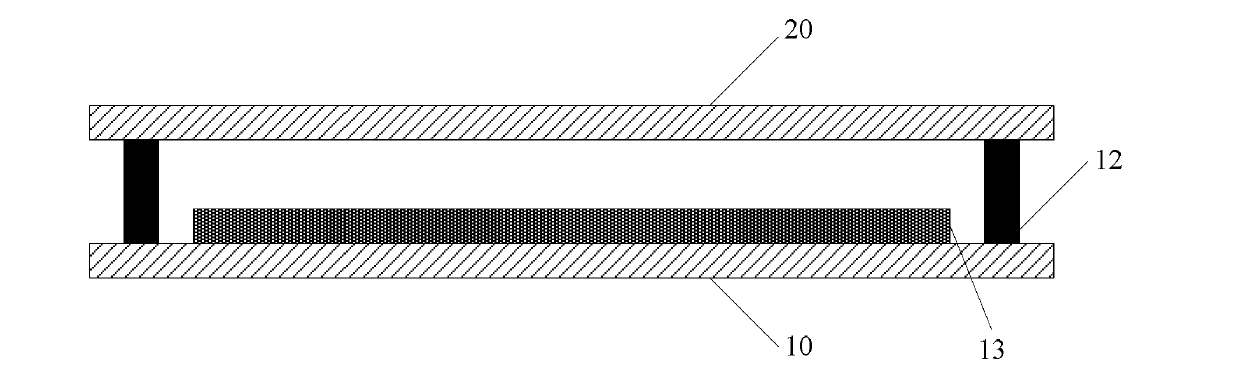 Method and device for sealing with frit and frit