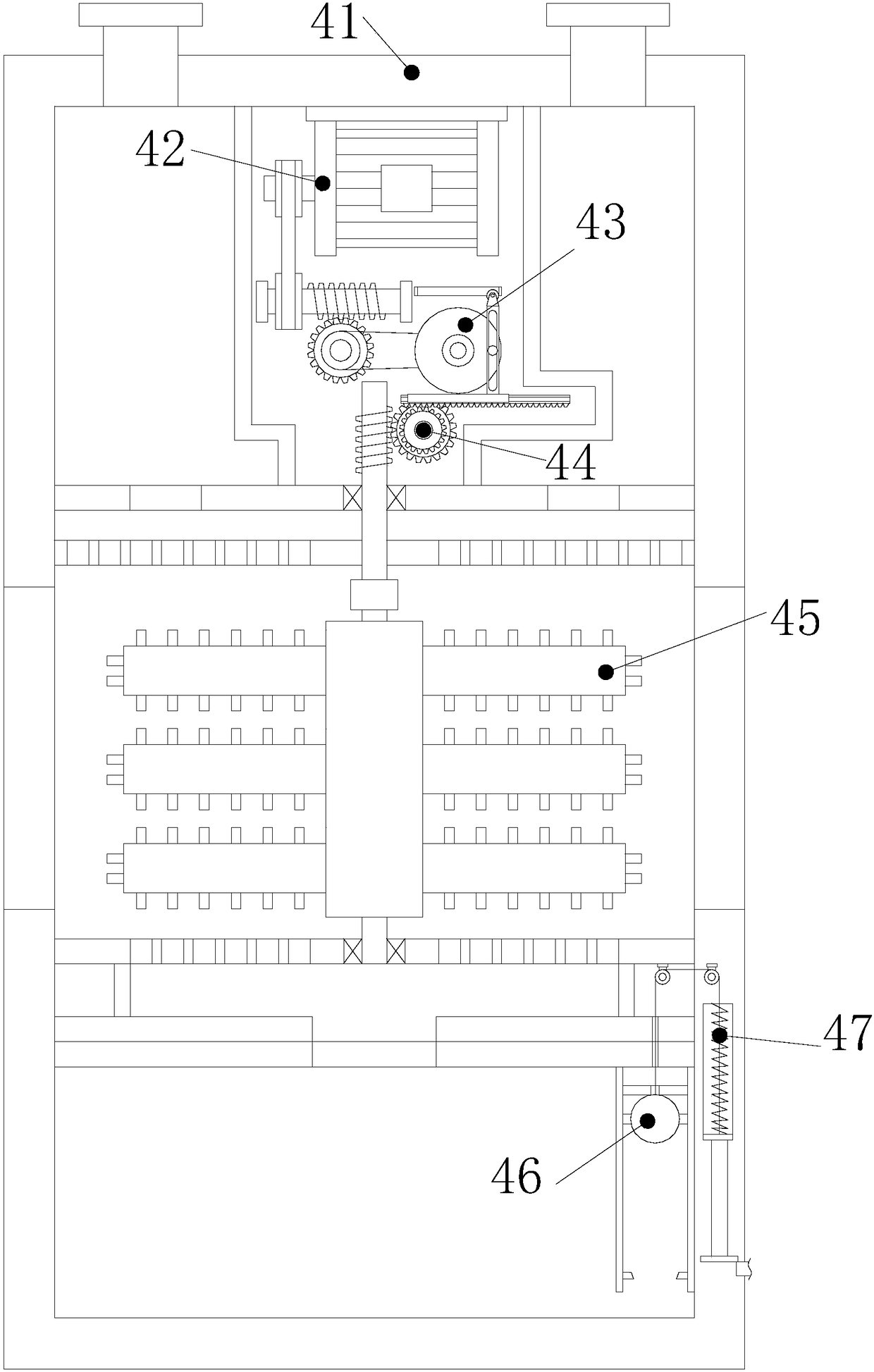 Novel cleaning machine for food production