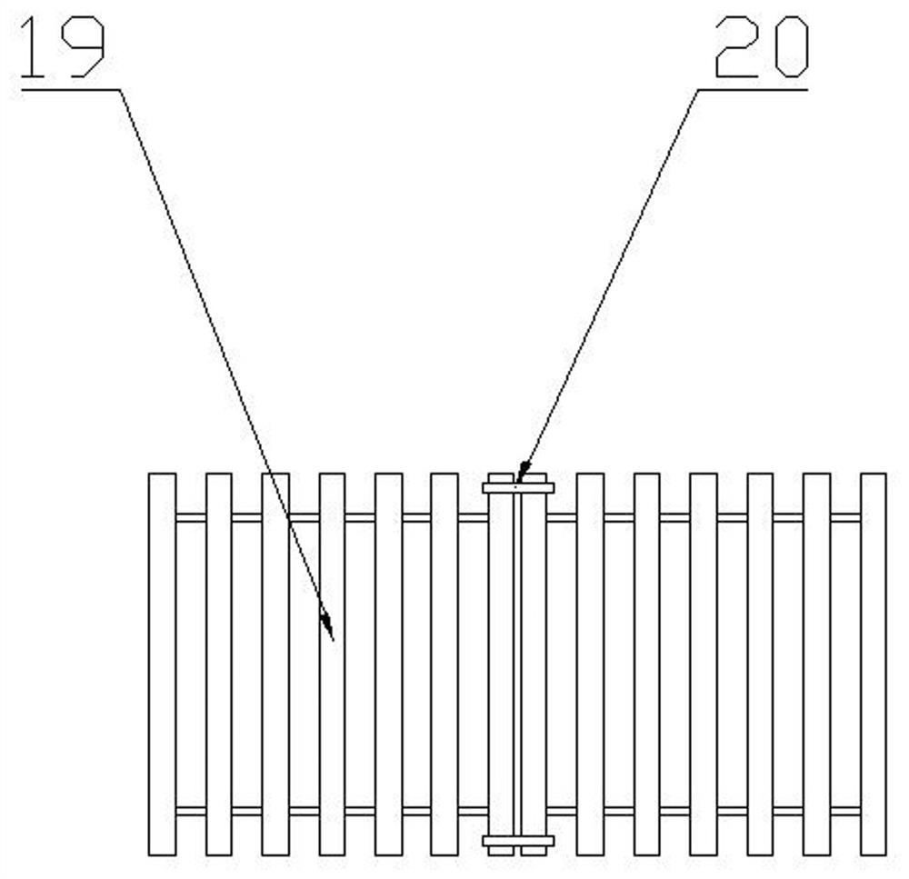 Multi-dimensional rapid construction method of high-strength bamboo corridor