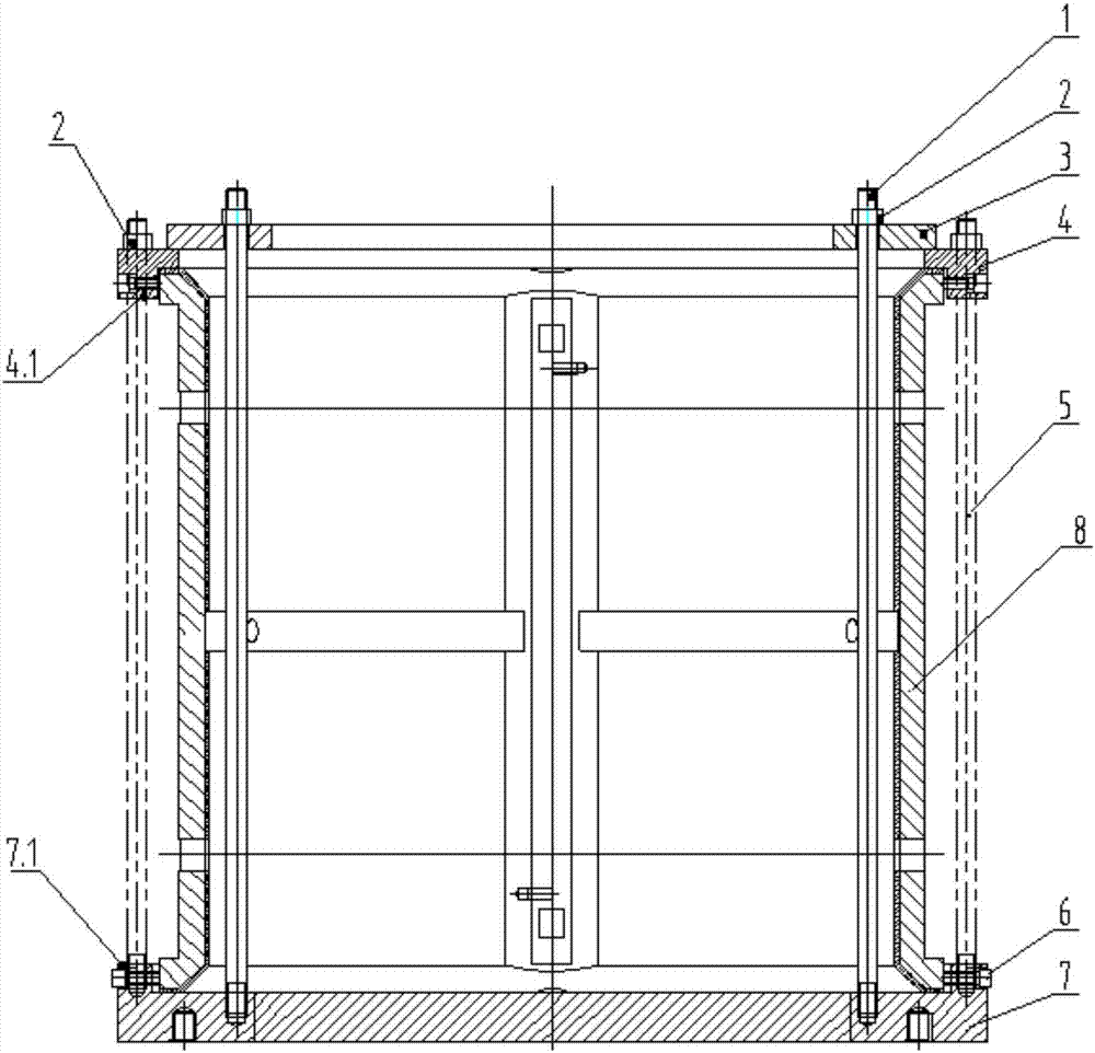 Finishing method and device for two-half-tile thin-wall bushing