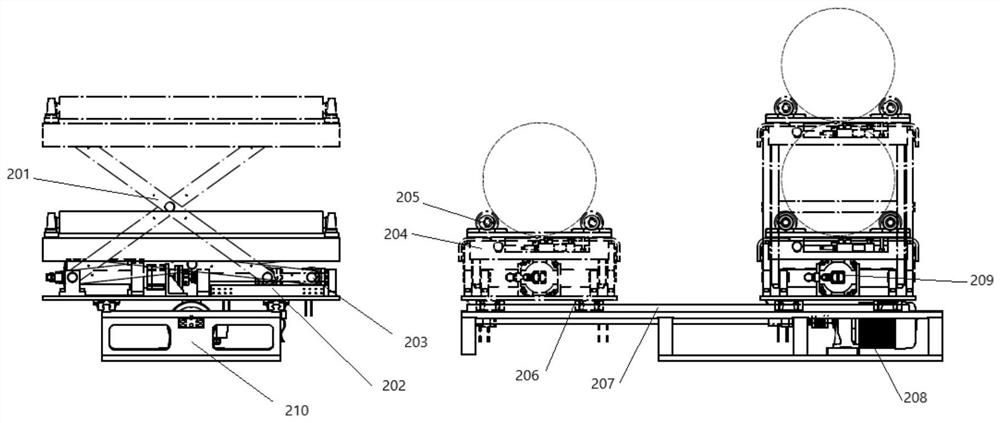 Full-automatic four-axis splitting machine