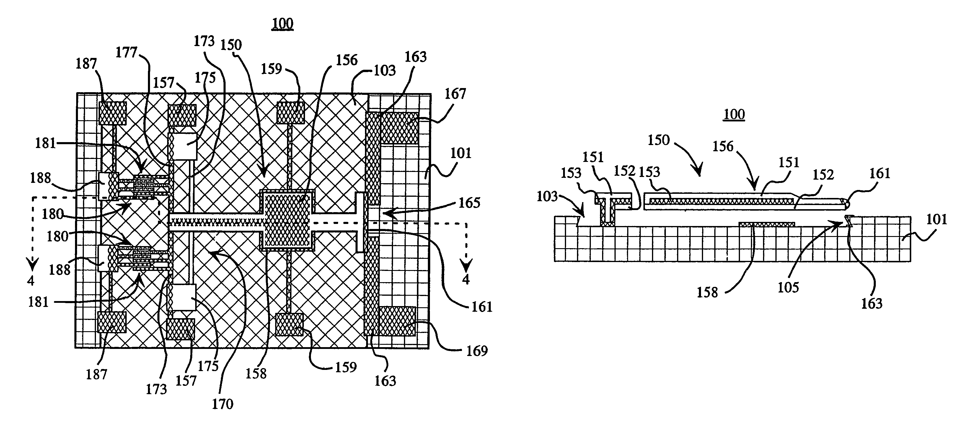 RF MEMS switch with spring-loaded latching mechanism