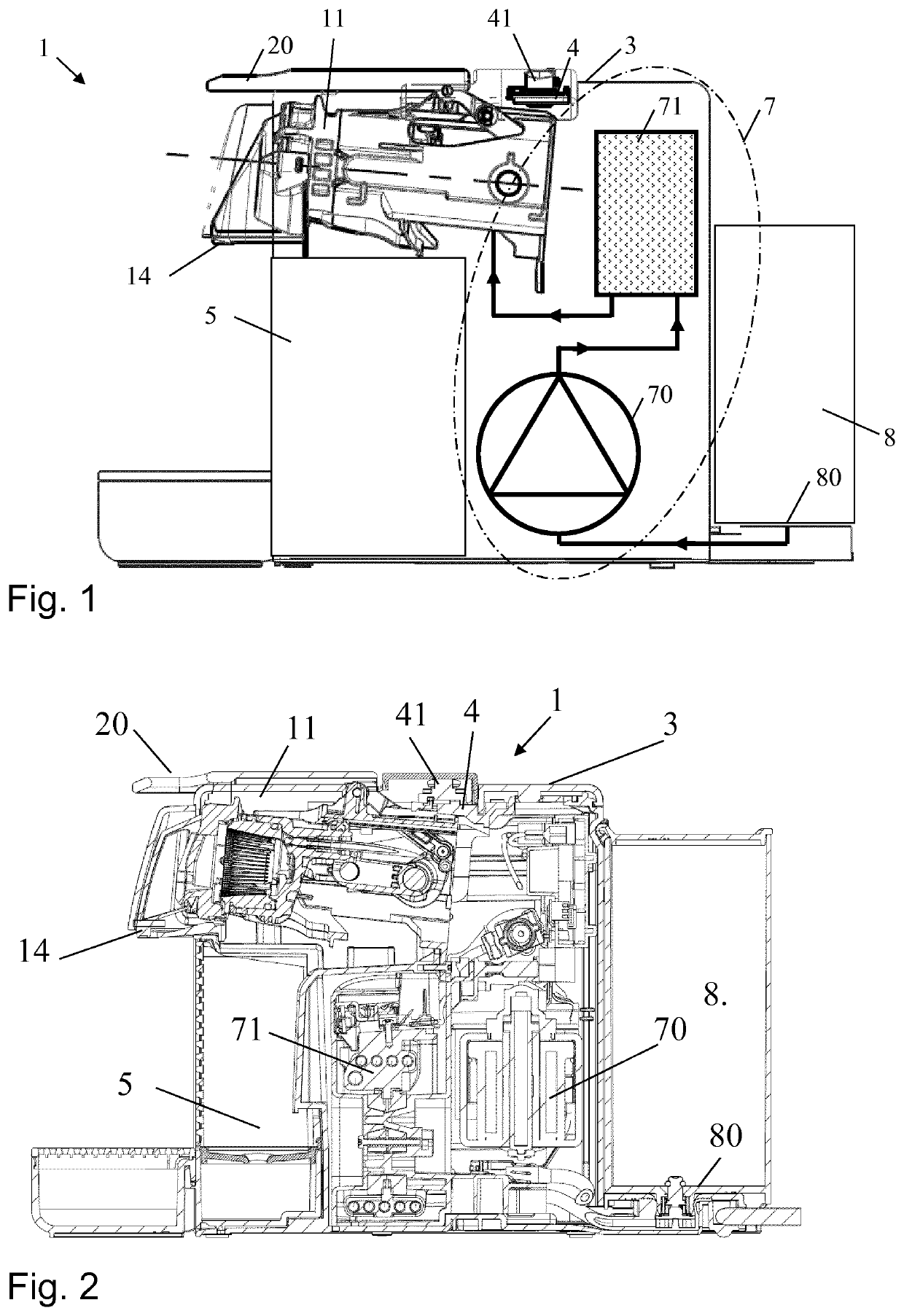 Beverage preparation machine and method for the control of a thermal conditioning device of such a beverage preparation machine