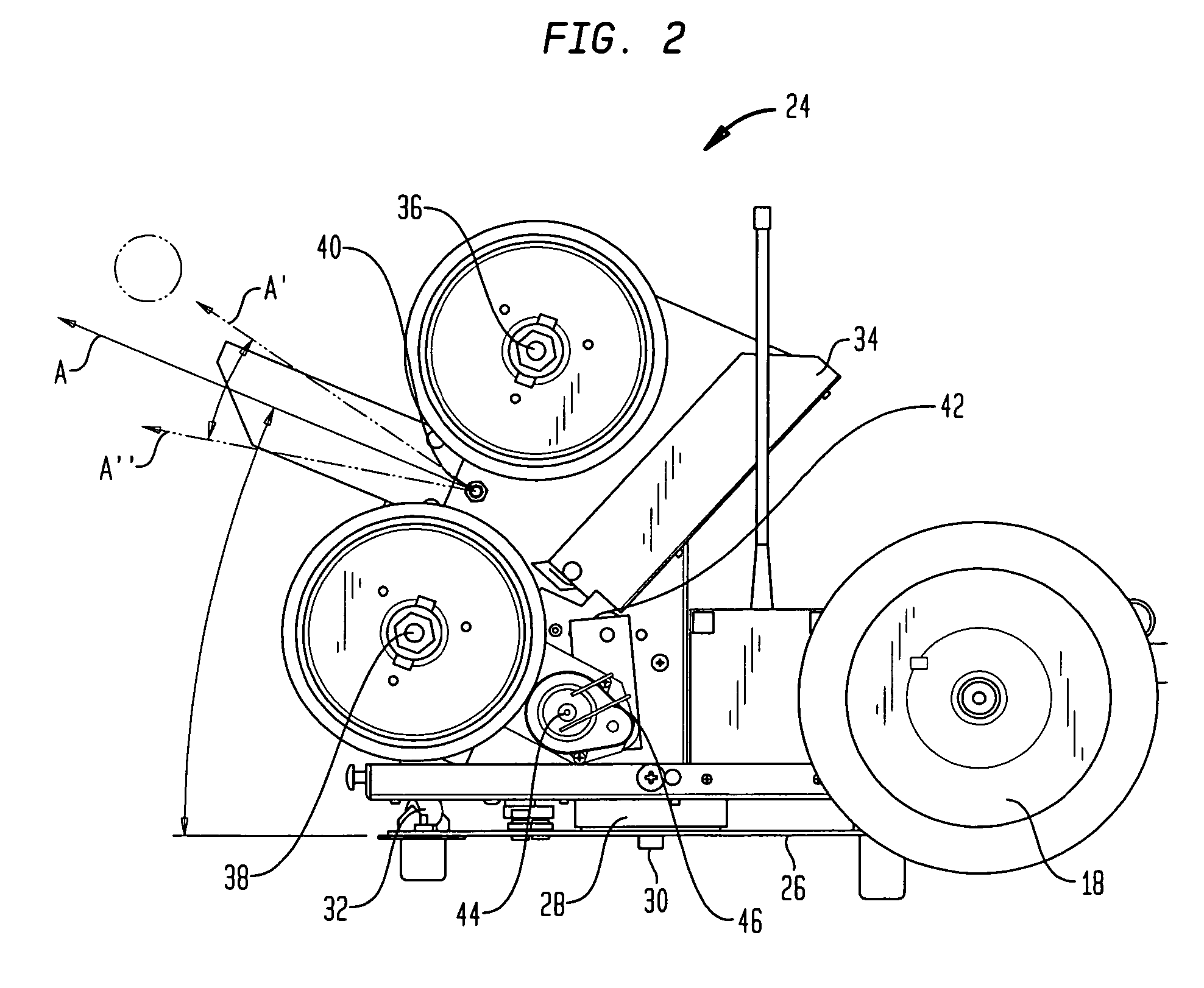 Oscillating ball throwing machine