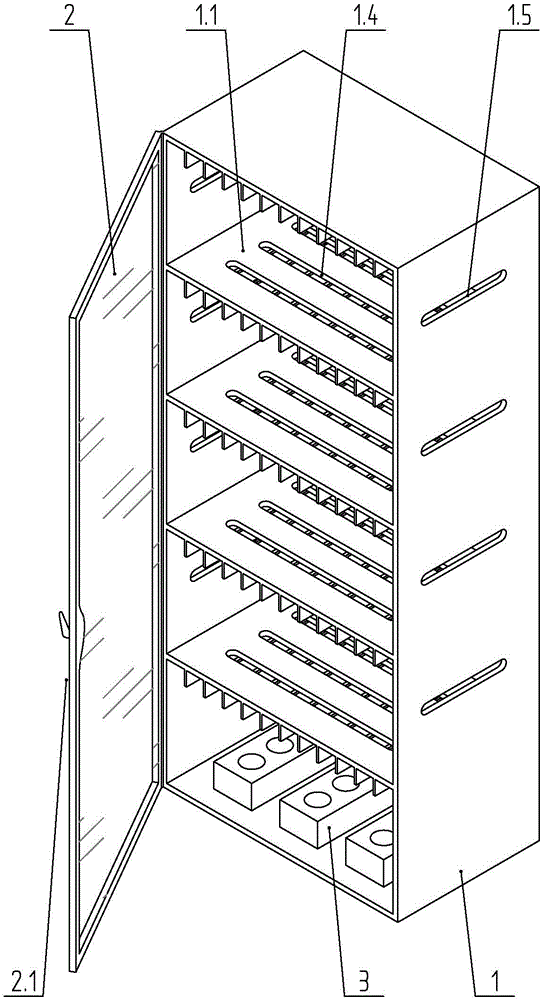 Cabinet used for placing server