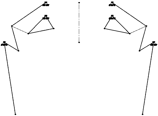 Single-power synchronous door opening and closing mechanism