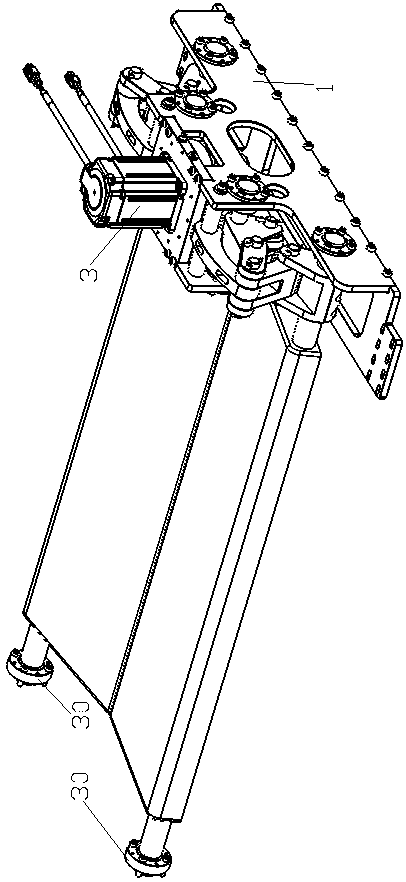 Single-power synchronous door opening and closing mechanism