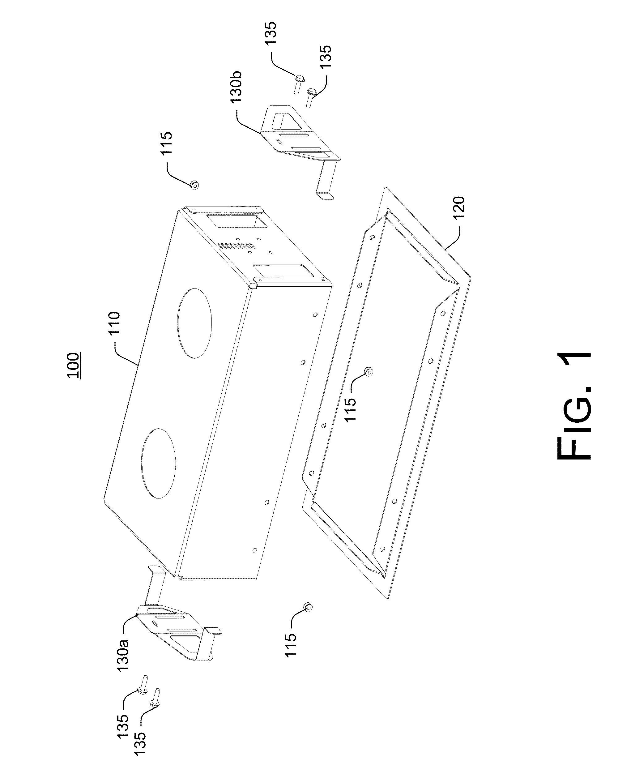 Recessed Lamp Housing With Adjustable Spring Clipping Device