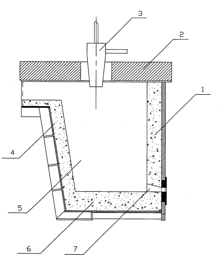 Method for baking horizontal continuous casting tundish and horizontal continuous casting tundish with negative pressure device