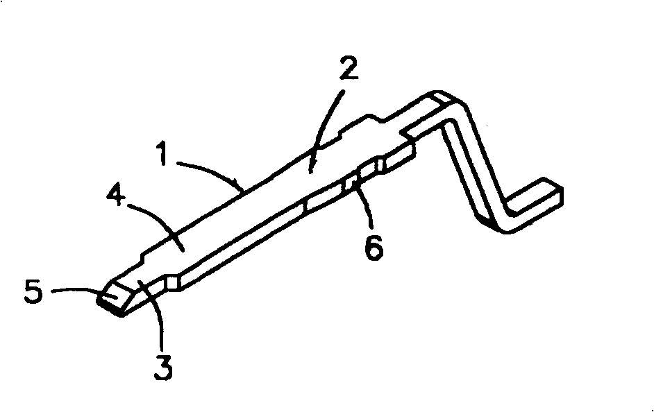 Connector contact terminal