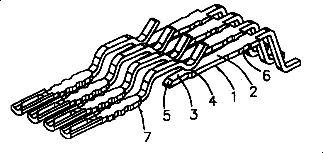 Connector contact terminal