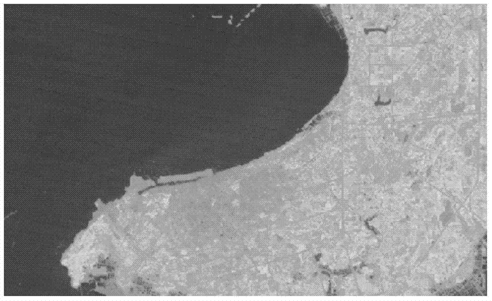 Remote-sensing image coastline extracting method based on information vector machine