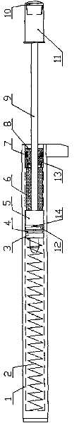 Hydraumatic variable force buffer