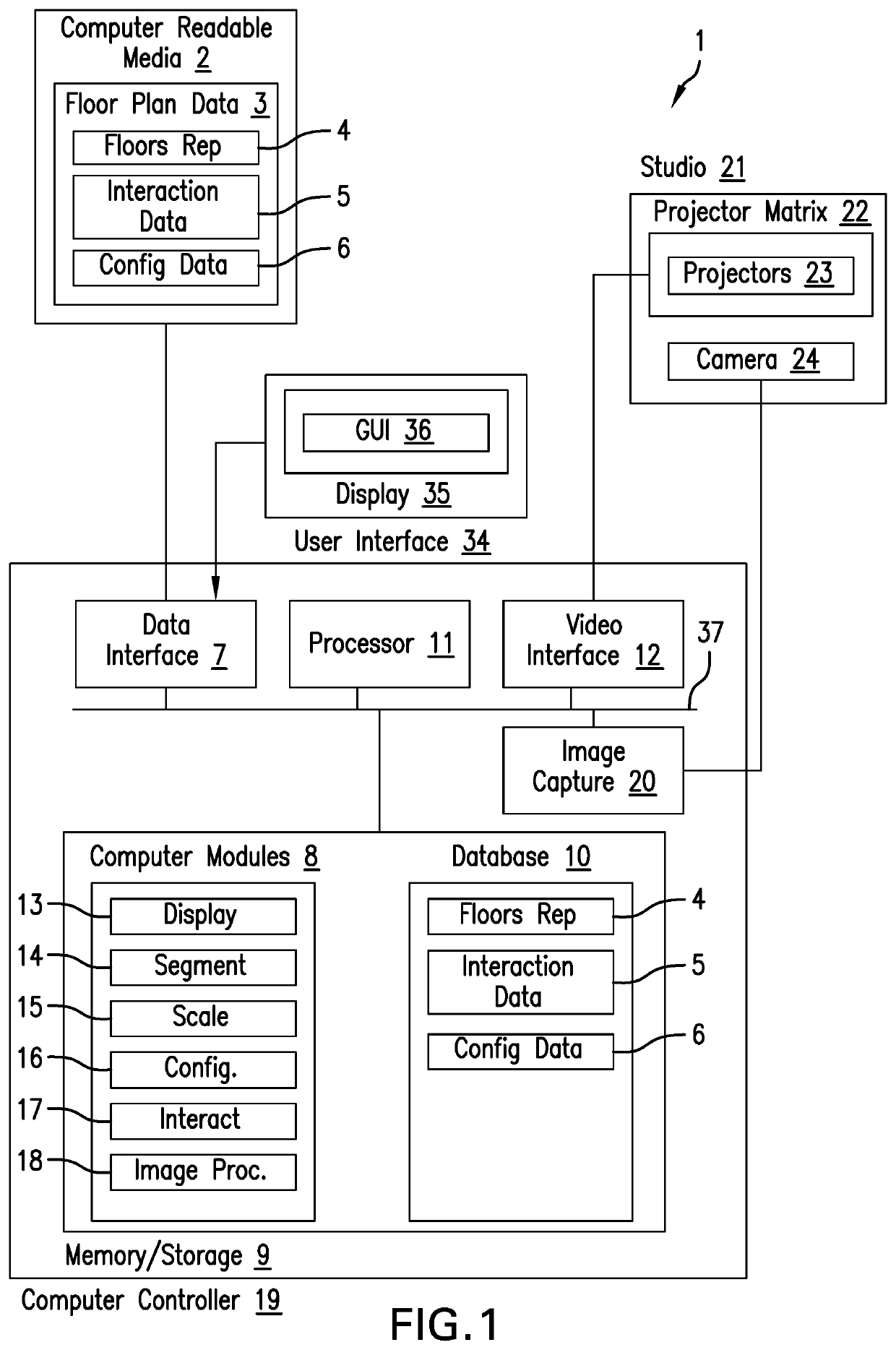 Floorplan visualisation system