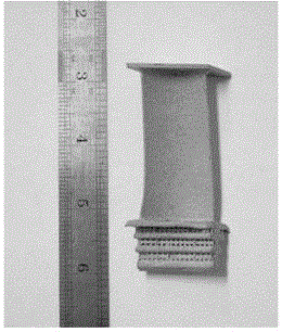 A kind of preparation method of nb-si base super high temperature alloy turbine blade