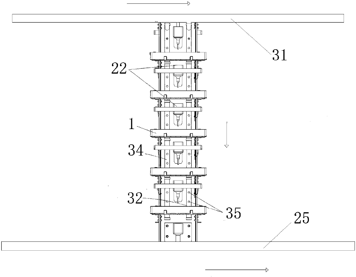 Cultivation device, multilayer three-dimensional cultivation system and plant factory cultivation system