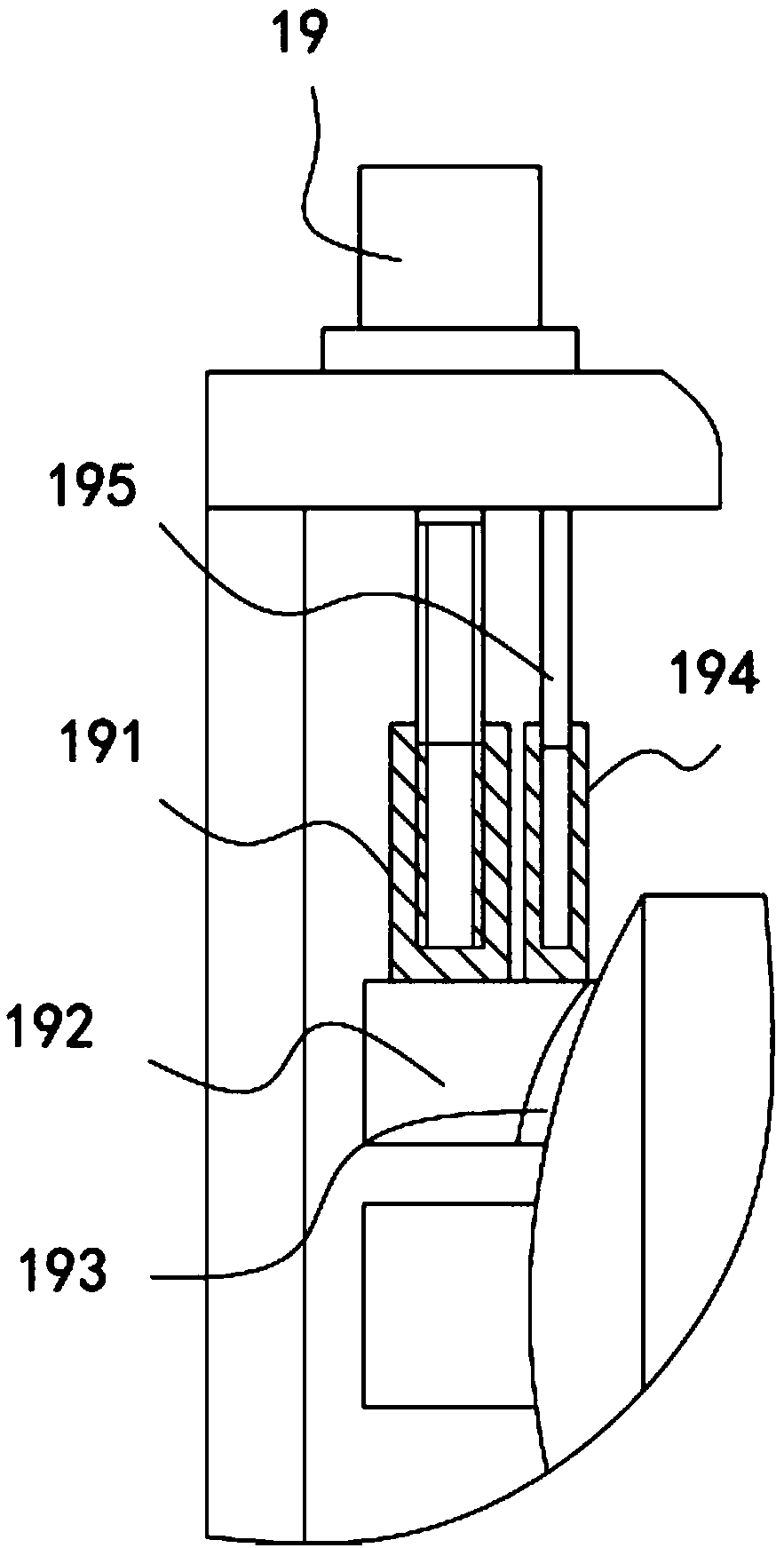 Natural gas tank installing fixing frame