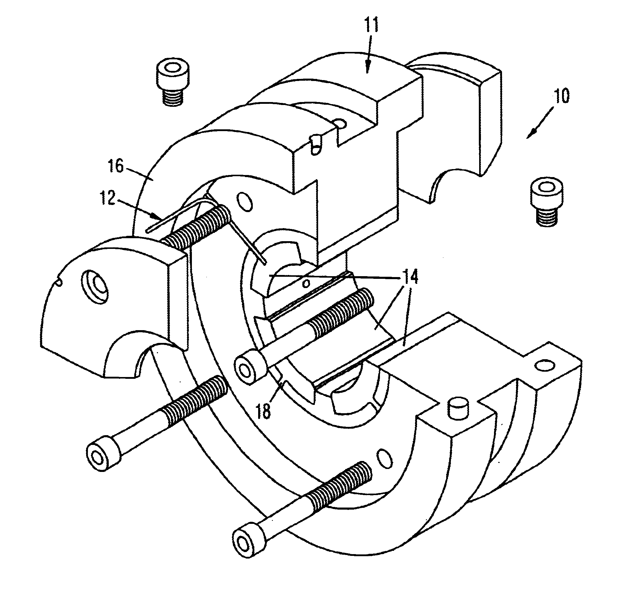 Hydrodynamic bearings having strain sensors