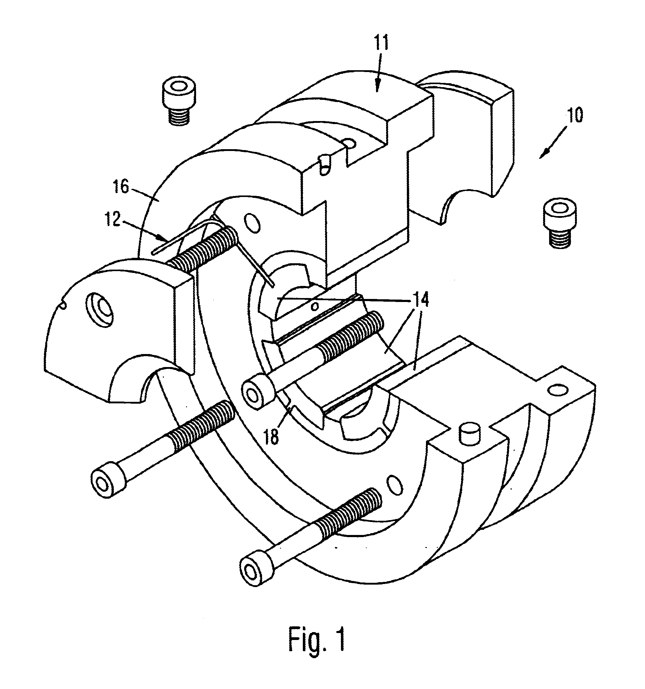 Hydrodynamic bearings having strain sensors