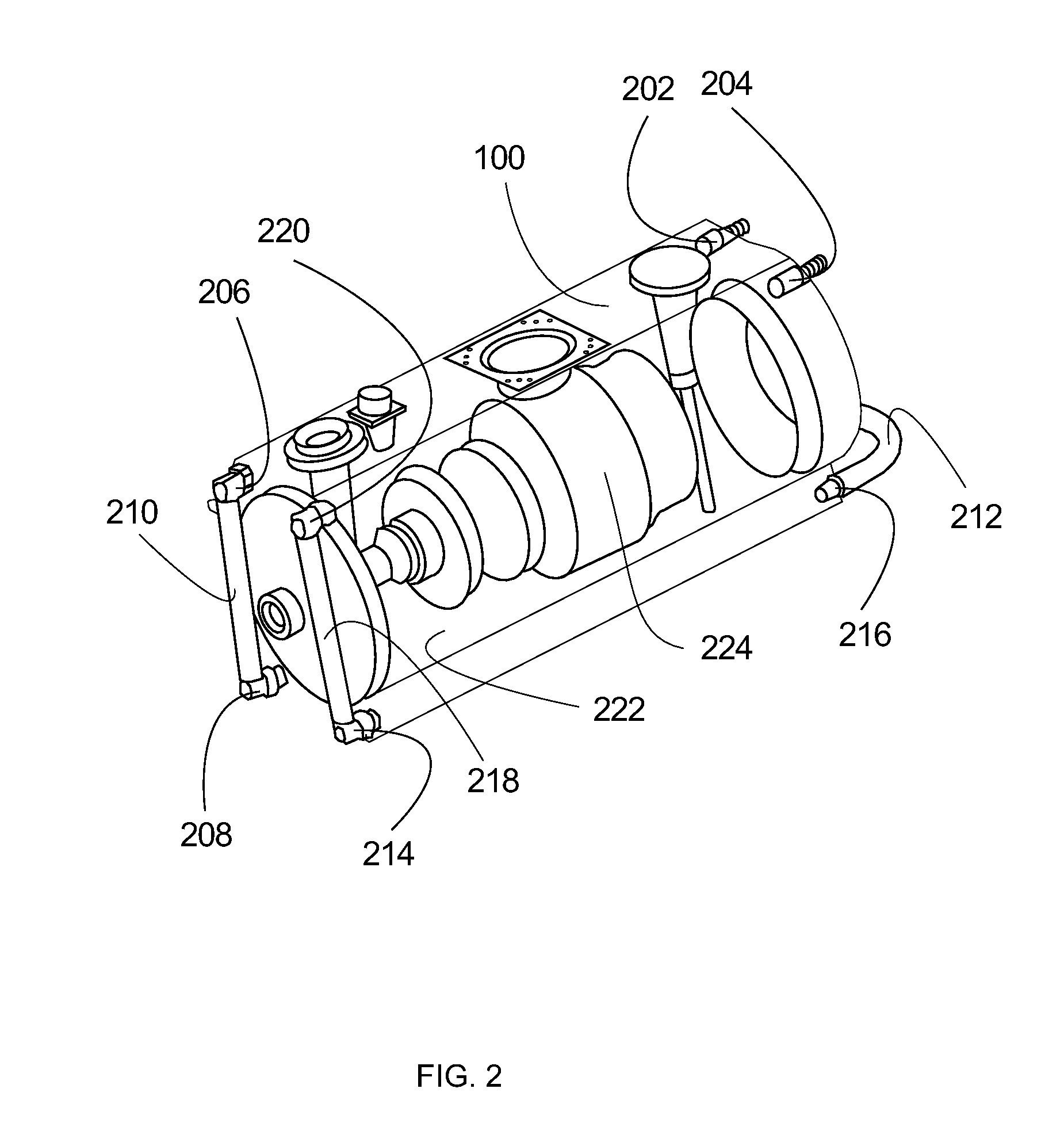 Systems, methods and apparatus for X-ray tube housing