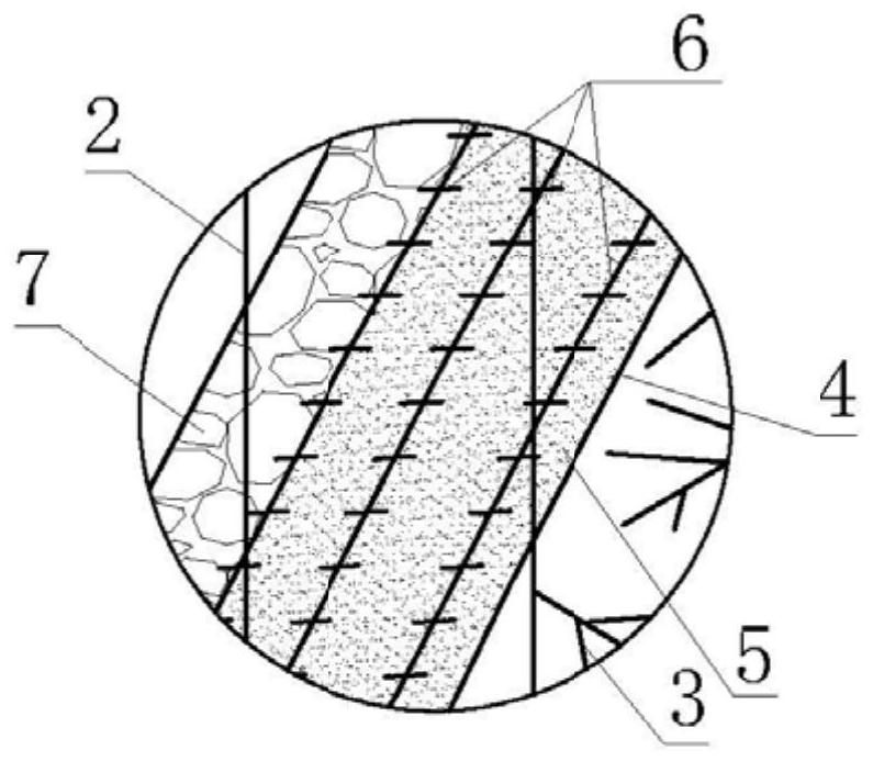 Treatment method for underwater slope in vegetation dense area