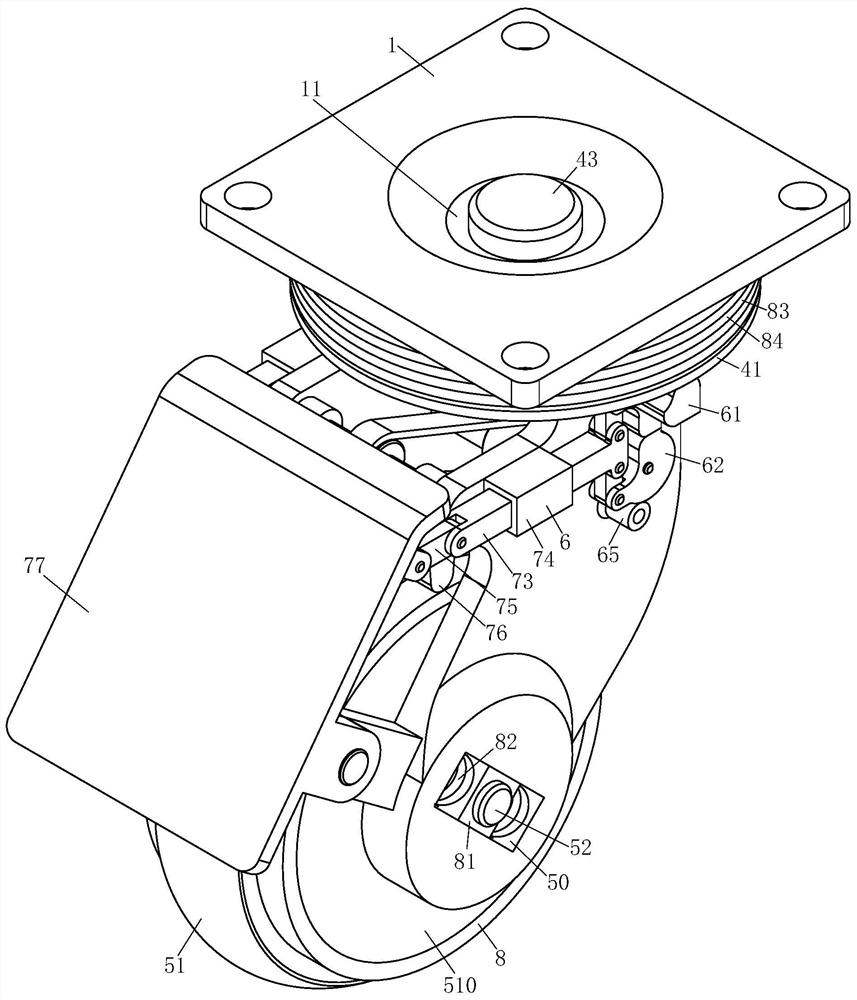 Multifunctional heavy-load dustproof damping universal wheel