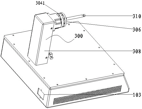 A dust environment simulation device