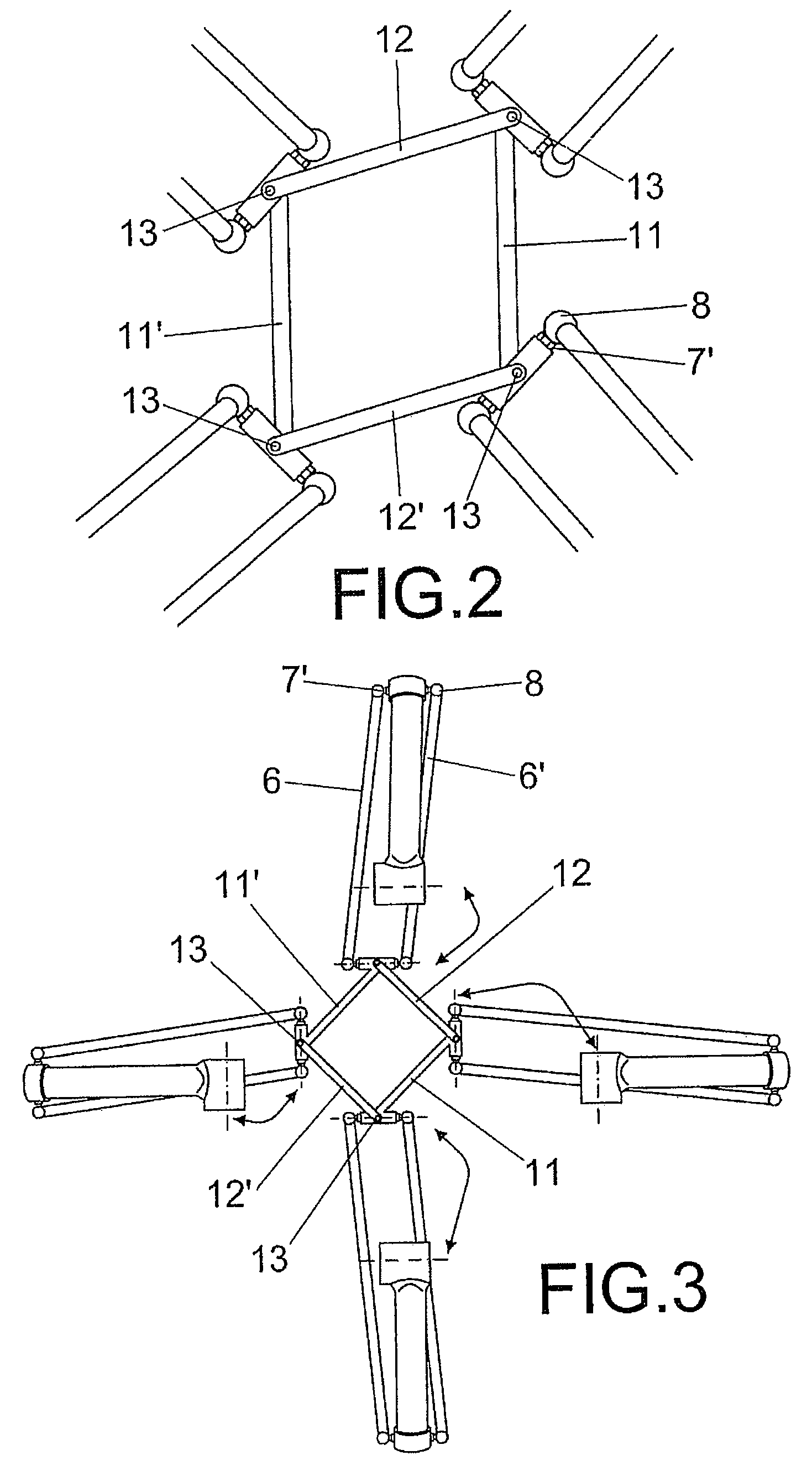 High-speed parallel robot with four degrees of freedom