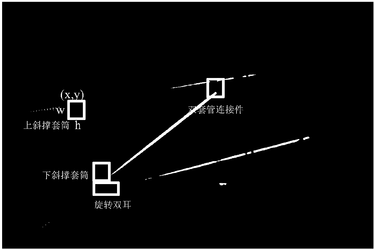 Method for identifying and detecting G-series high-speed train overhead contact line equipment supporting device cantilever connector fastener