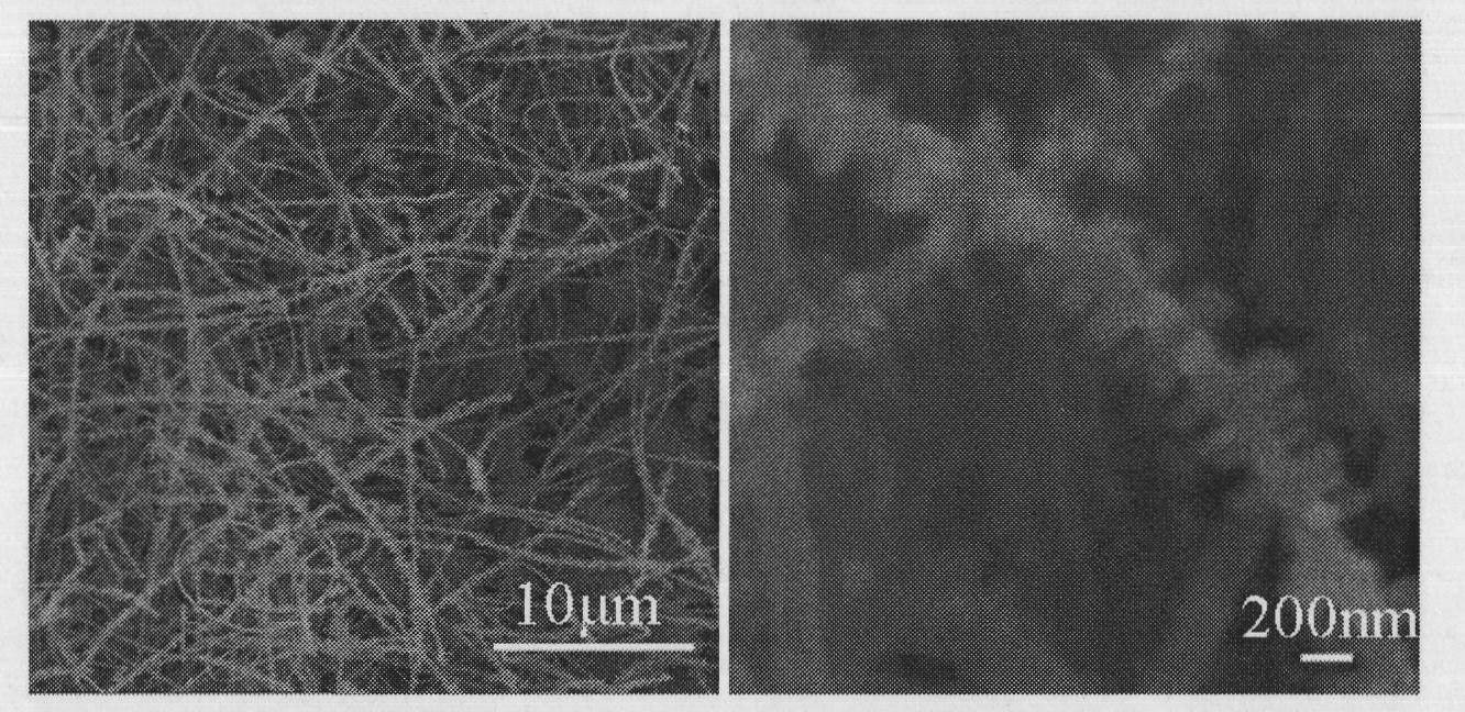 Method for preparing AlN mono-crystal nanobelts and nano-branch structure