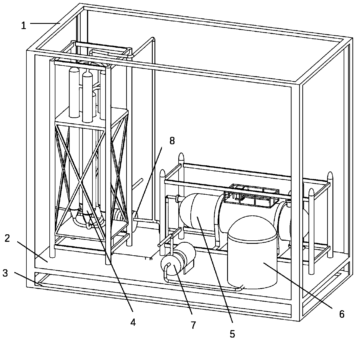 Deep sea parallel multiphase multistage separation reinjection system