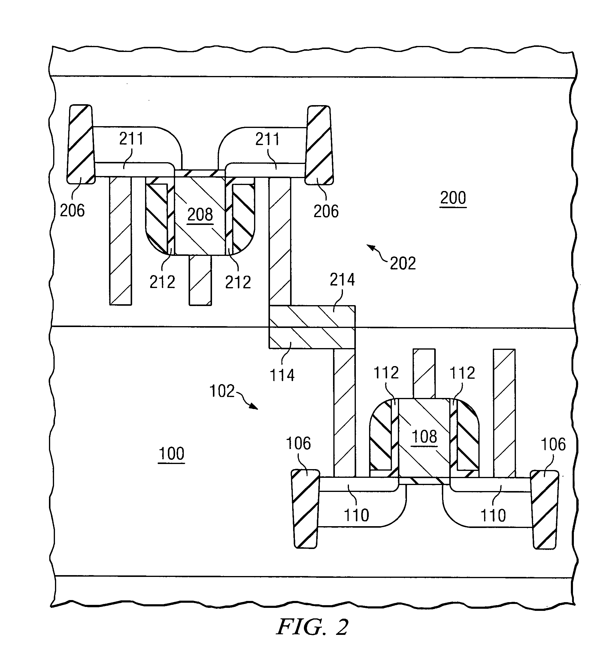 Three-dimensional integrated circuit structure