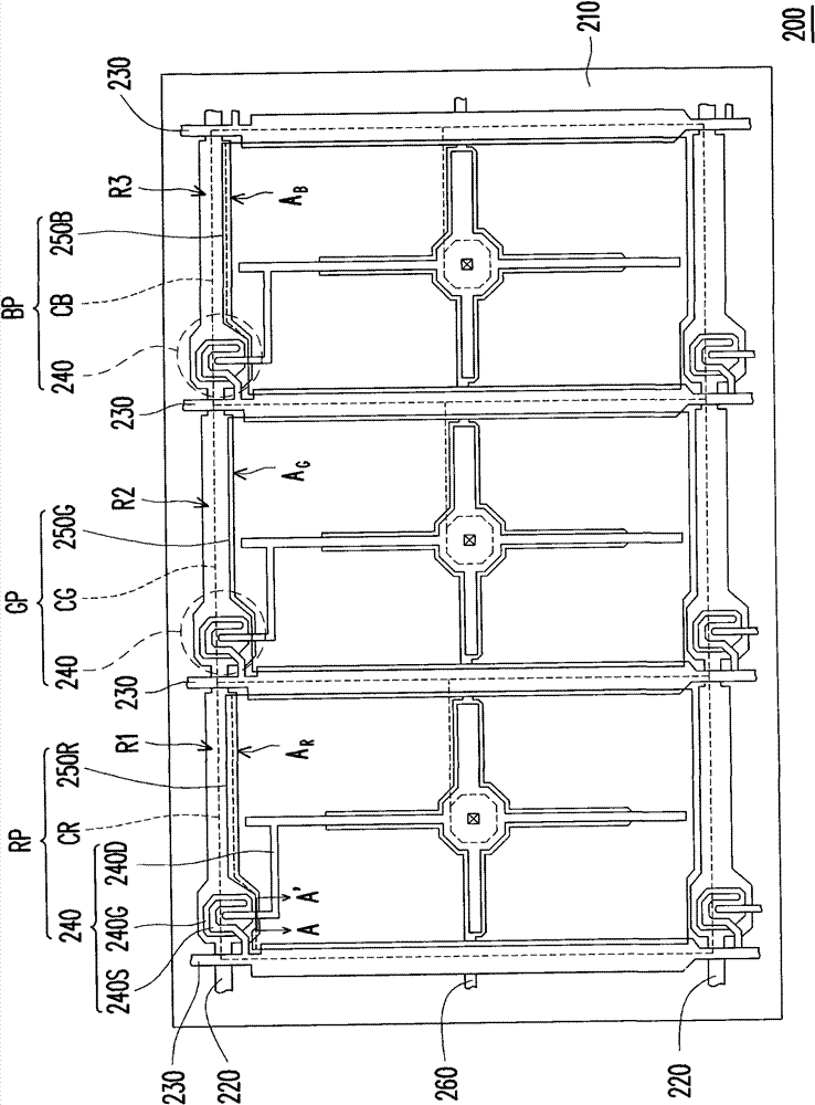 Active component array substrate