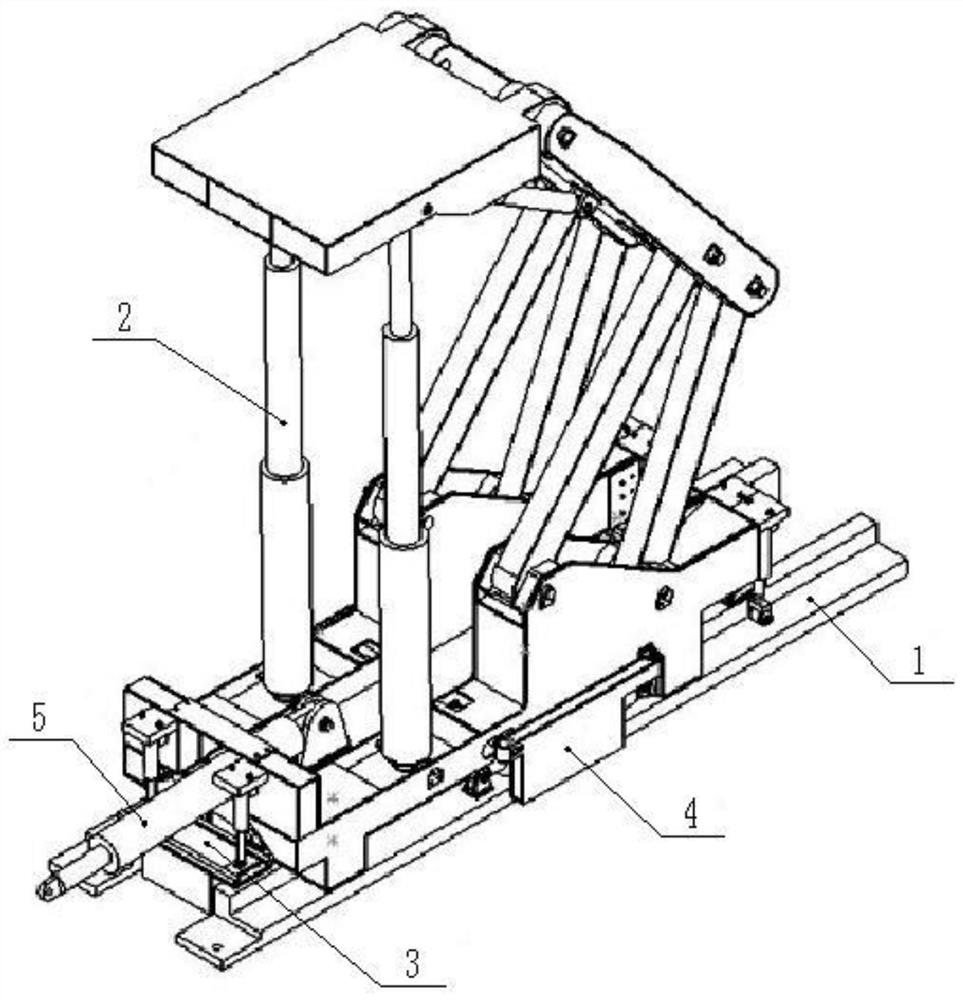 Alternate circulation self-moving track type hydraulic support in tunnel roadway