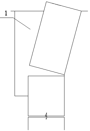 Treatment method of deviation and fracture remediation of pile body of filling pile