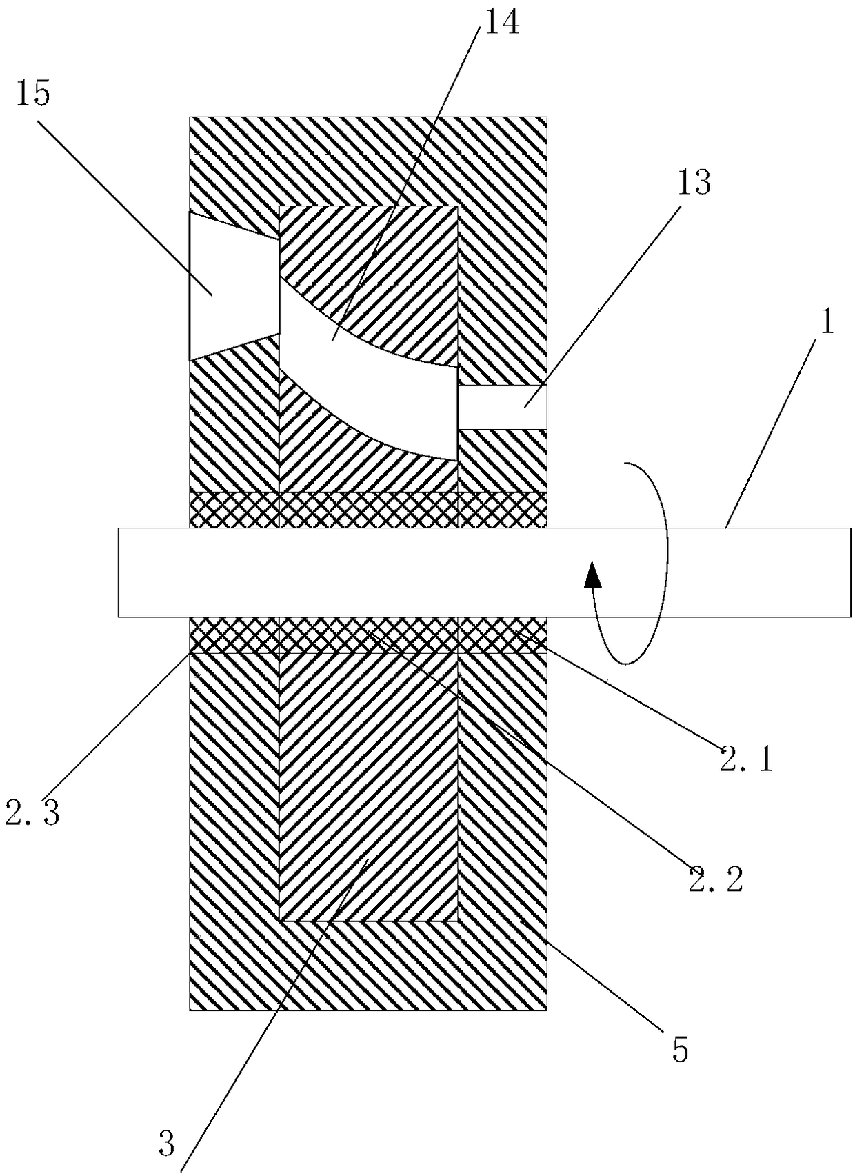 An end face air intake device for a rotary engine