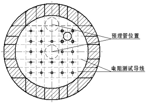 Weakly cemented hydrate reservoir simulation wellbore construction device and method