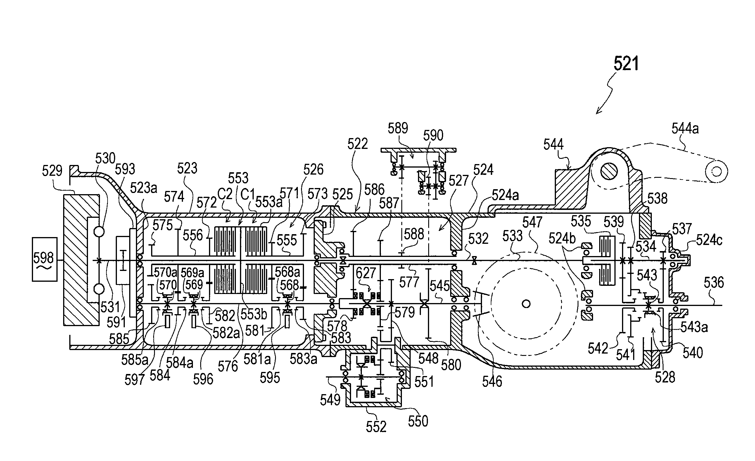 Vehicle transmission system