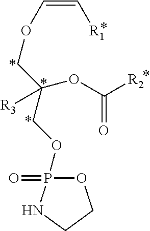 Methods for the synthesis of 13C labeled plasmalogen