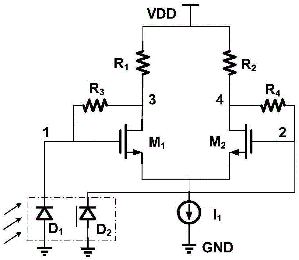 Photodetector with spatial modulation structure and its preparation method