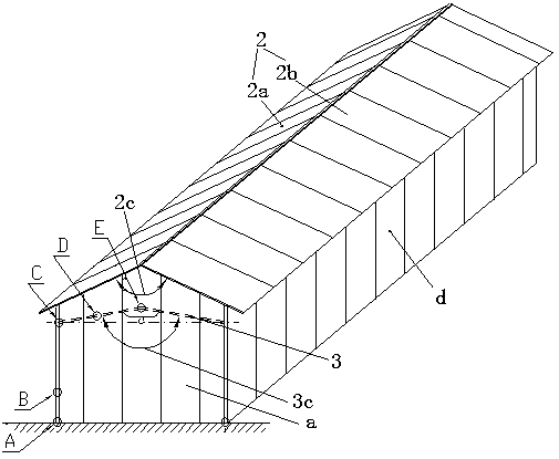 Manned test device and working method of man, fish and Hongping