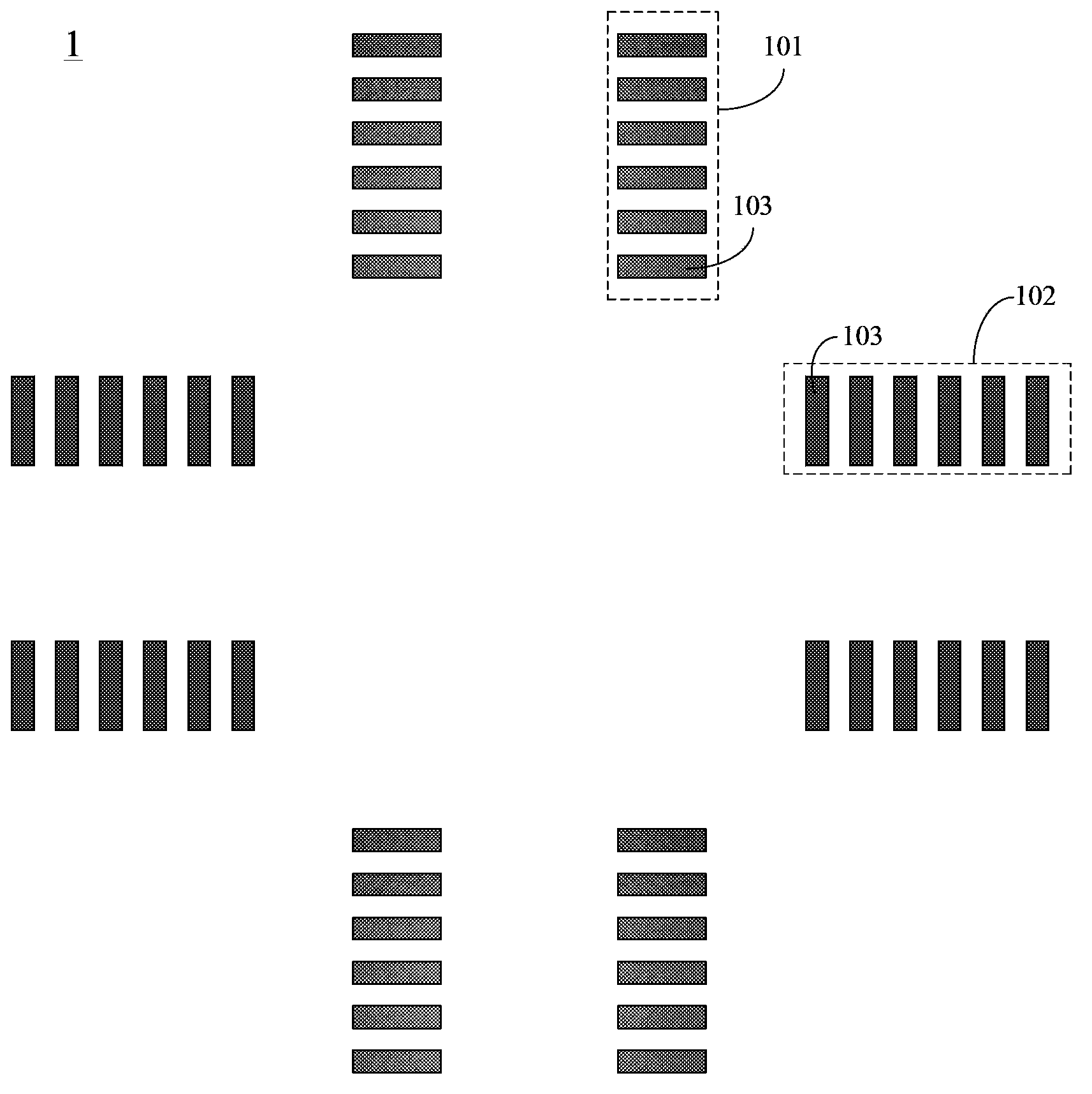 Bonding alignment mark and method for calculating offset