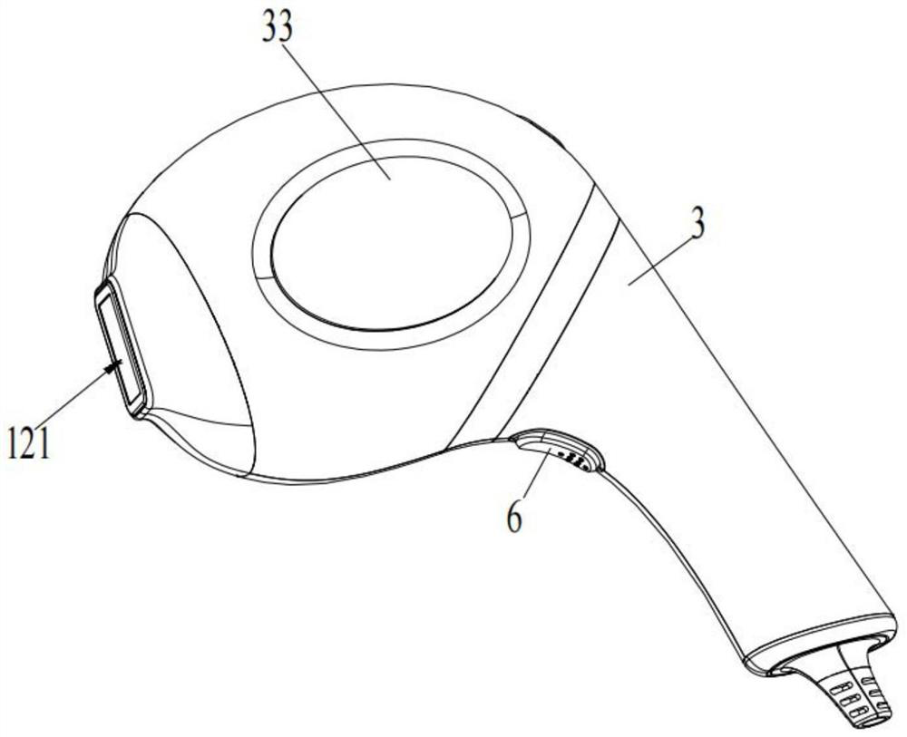 Laser hair removal instrument