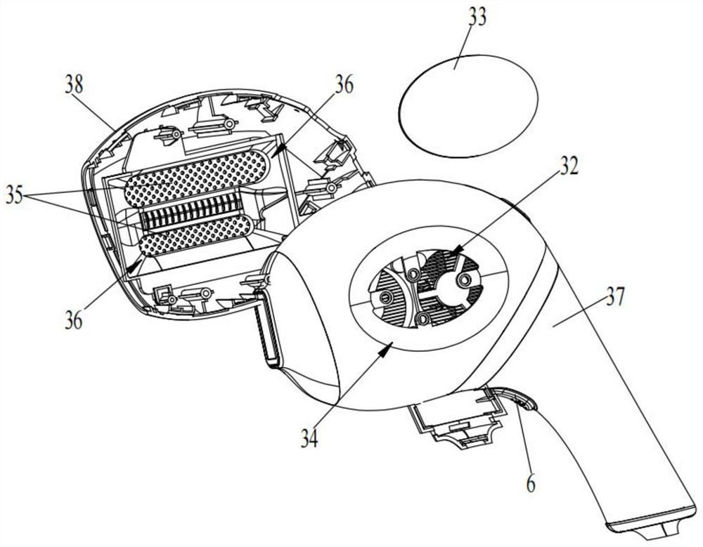 Laser hair removal instrument