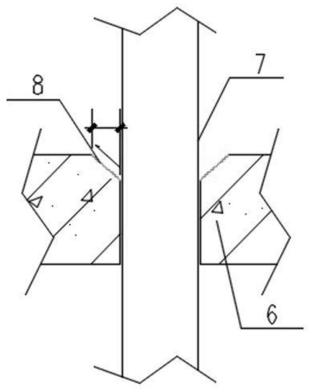 Drainage pipeline mounting method free of hanging hole